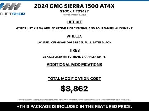 Used 2024 GMC Sierra 1500 AT4X AWD/4WD image 1