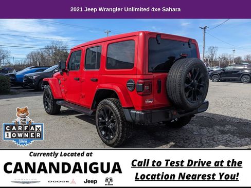 Used 2021 Jeep Wrangler Unlimited Sahara w/ Cold Weather Group AWD/4WD image 9