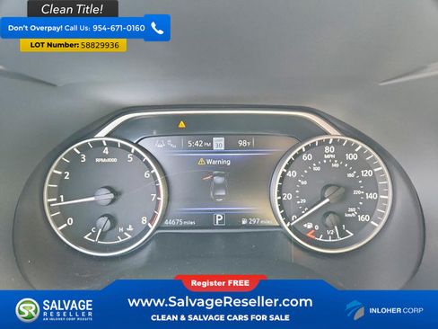 Used 2023 Nissan Maxima SV w/ Floor Mat Group FWD image 12