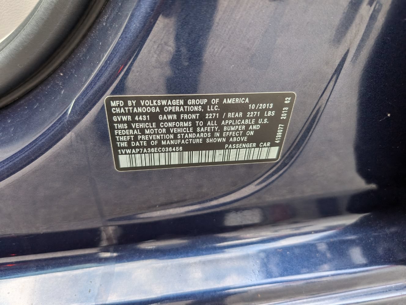 Used 2014 Volkswagen Passat 2.5 S FWD image 24