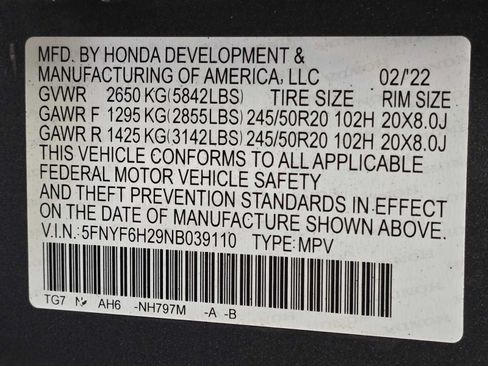 Used 2022 Honda Pilot Special Edition image 33