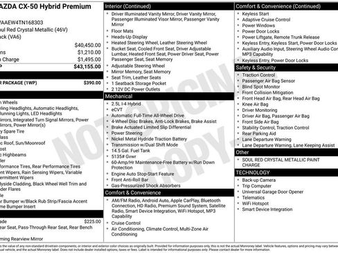New 2026 MAZDA CX-50 2.5 Hybrid w/ Weather Package image 3