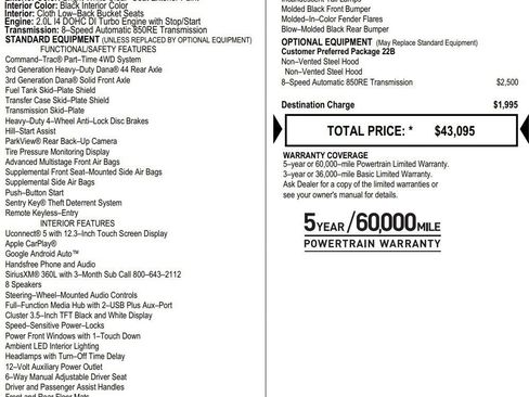 New 2026 Jeep Wrangler Sport image 2