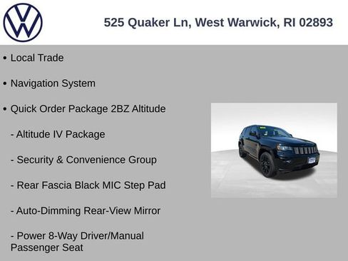 Used 2018 Jeep Grand Cherokee Altitude AWD/4WD image 6