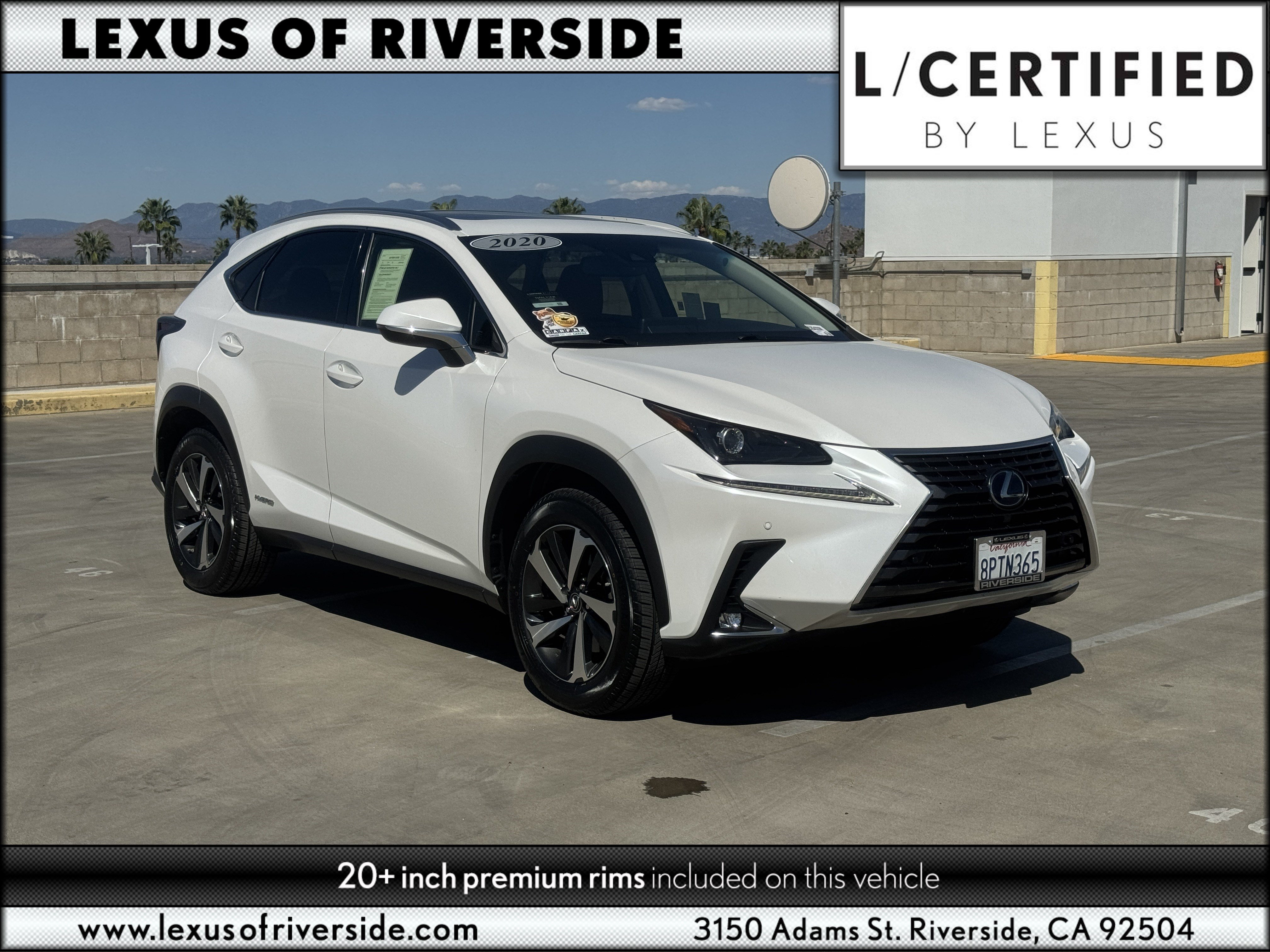 Certified 2020 Lexus NX 300h AWD w/ Premium Package image 1