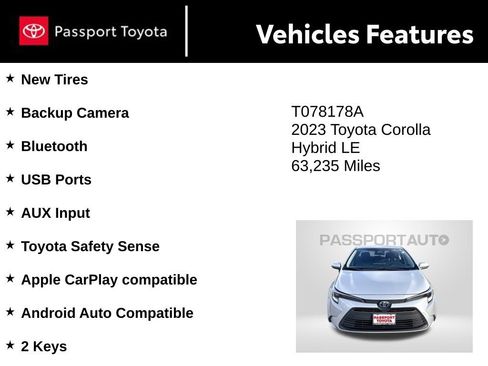 Used 2023 Toyota Corolla LE image 9