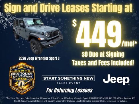 New 2026 Jeep Wrangler Sport S image 12