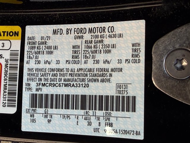 Used 2021 Ford Bronco Sport Outer Banks AWD/4WD image 37