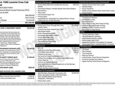 Used 2019 RAM 1500 Laramie AWD/4WD image 21