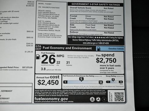 New 2025 Audi A5 2.0T Premium Plus image 26