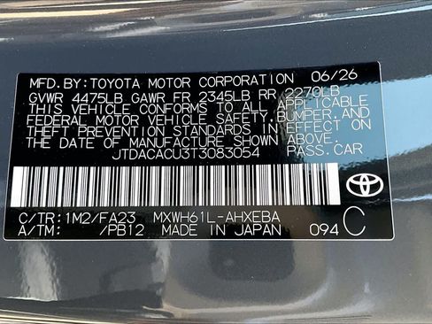 New 2026 Toyota Prius Plug-In Hybrid FWD image 20