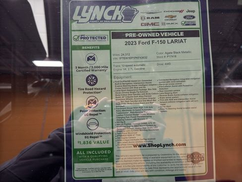 Used 2023 Ford F150 Lariat w/ Equipment Group 502A High image 61