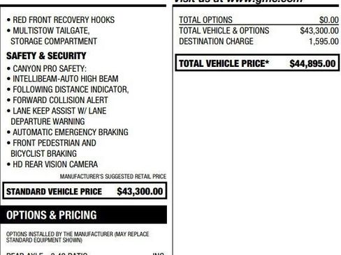 Certified 2024 GMC Canyon AT4 AWD/4WD image 2