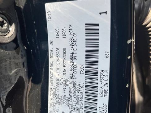 Used 2019 Toyota Tundra SR5 w/ TRD Sport Package AWD/4WD image 16