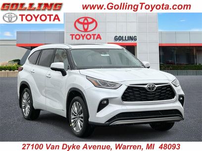 New 2026 Toyota Highlander Platinum
