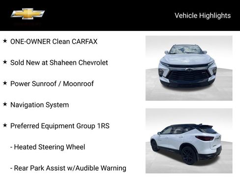 Used 2023 Chevrolet Blazer RS w/ Driver Confidence II Package AWD/4WD image 19