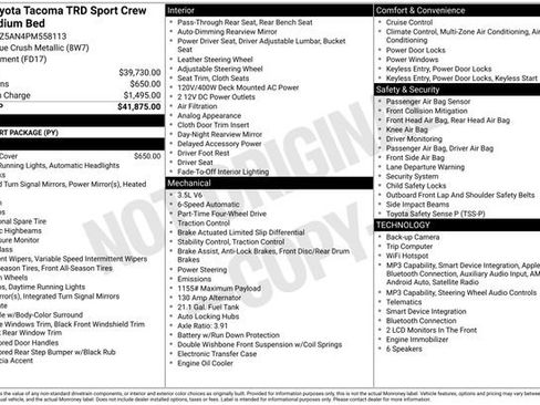 Used 2023 Toyota Tacoma TRD Sport image 5