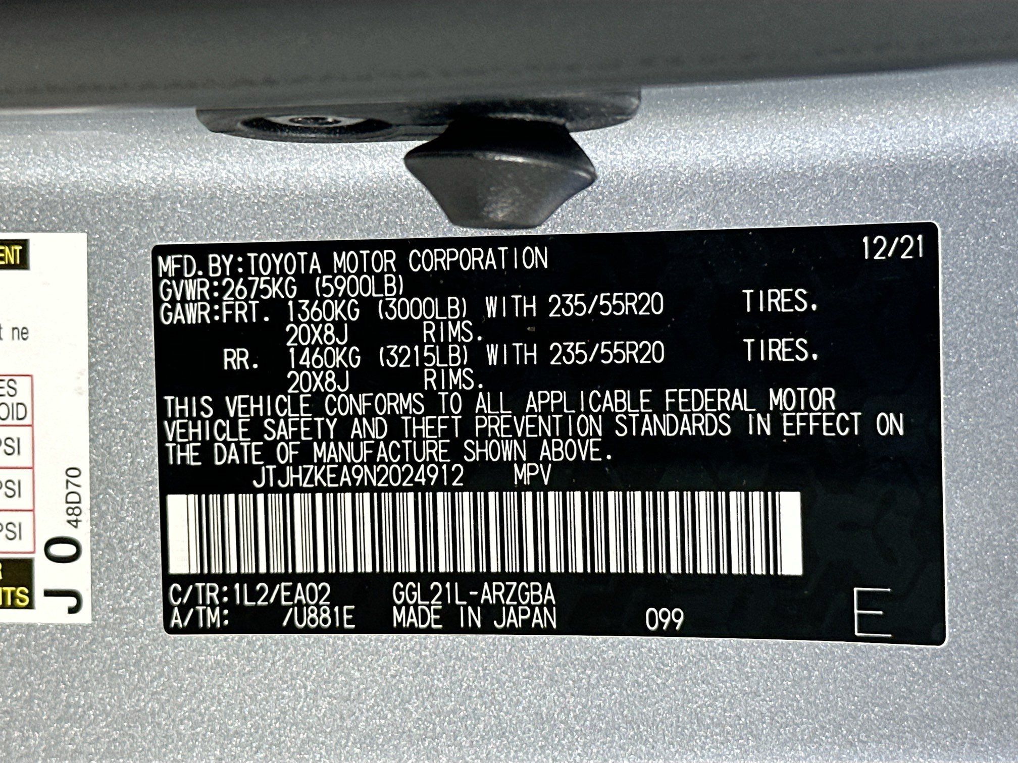 Used 2022 Lexus RX 350L FWD w/ Premium Package image 32