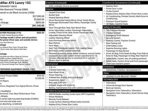 Used 2013 Cadillac ATS Luxury w/ Cold Weather Package image 27