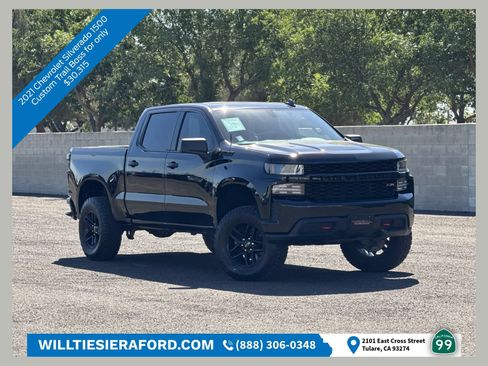 Used 2021 Chevrolet Silverado 1500 Custom Trail Boss AWD/4WD image 1