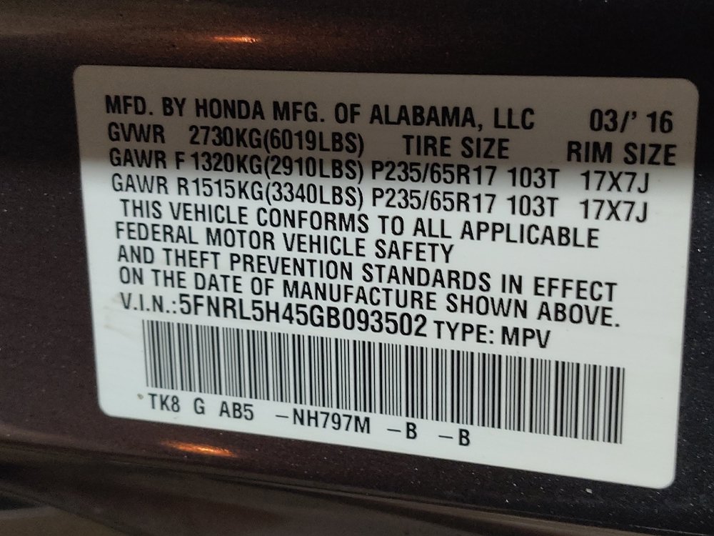 Used 2016 Honda Odyssey EX image 33