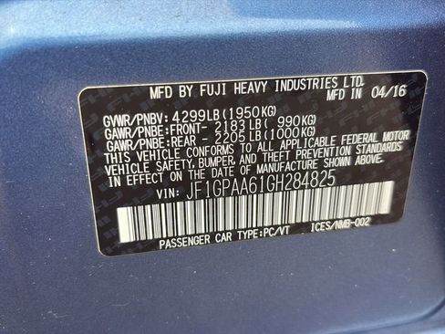 Used 2016 Subaru Impreza 2.0i AWD/4WD image 25