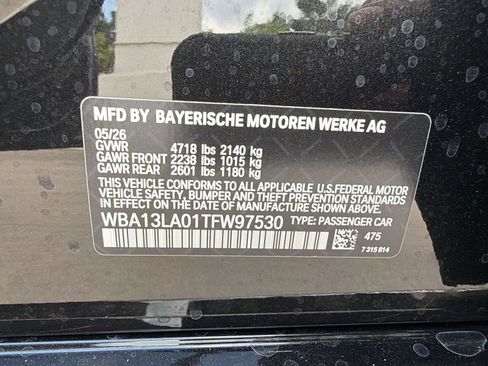 New 2026 BMW 330i Sedan w/ M Sport Package RWD image 24