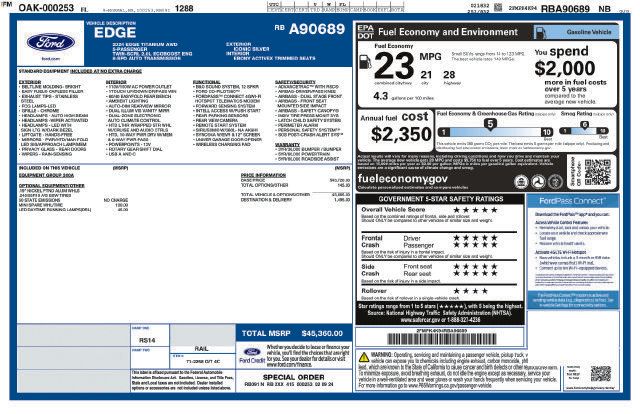 Used 2024 Ford Edge Titanium AWD/4WD image 6