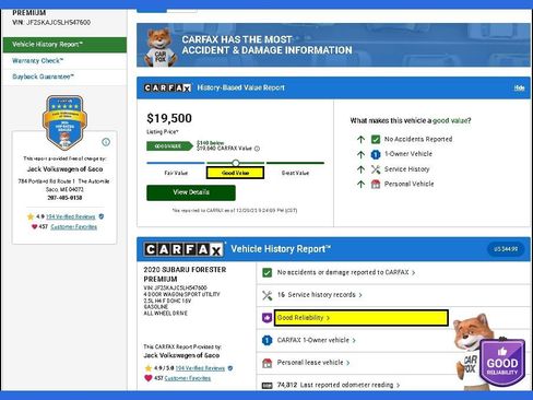 Used 2020 Subaru Forester Premium image 10