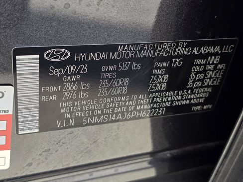 Certified 2023 Hyundai Santa Fe SE image 32