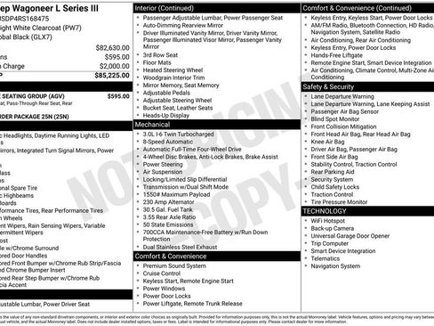 Used 2024 Jeep Wagoneer L Series III w/ Flexible Seating Group image 39