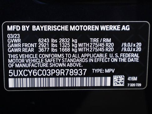 Used 2023 BMW X6 xDrive40i w/ Executive Package image 46