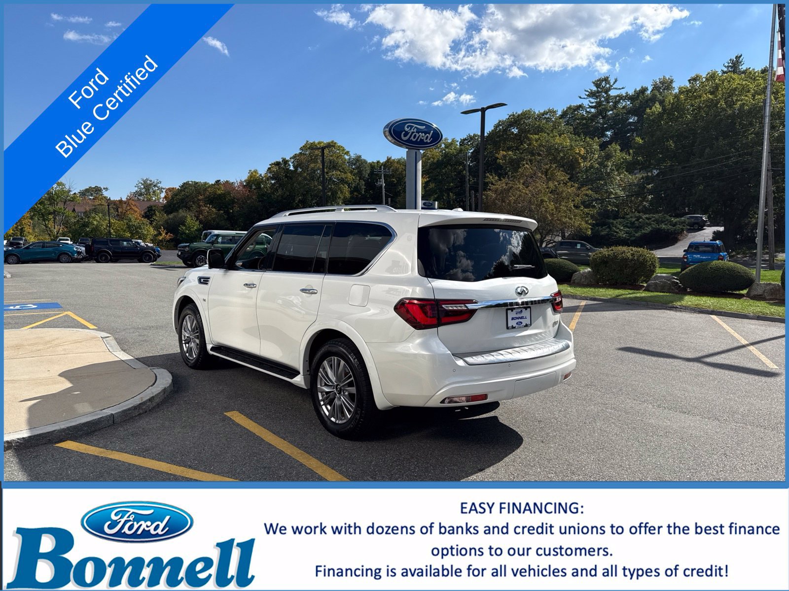 Used 2019 INFINITI QX80 Luxe w/ Proassist Package AWD/4WD image 3
