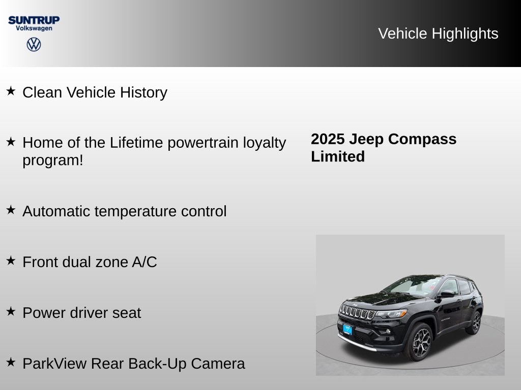 Used 2025 Jeep Compass Limited AWD/4WD image 8