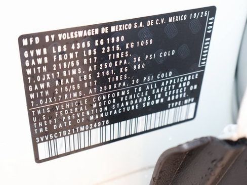 Certified 2026 Volkswagen Taos S FWD image 26