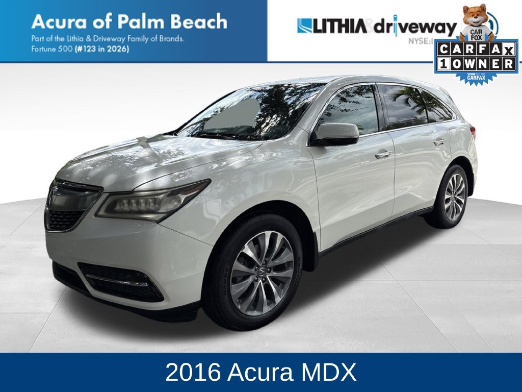 Used 2016 Acura MDX w/ Technology Package AWD/4WD image 1
