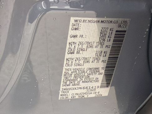 Used 2023 Nissan Frontier PRO-4X w/ Pro-4X Premium Package AWD/4WD image 18