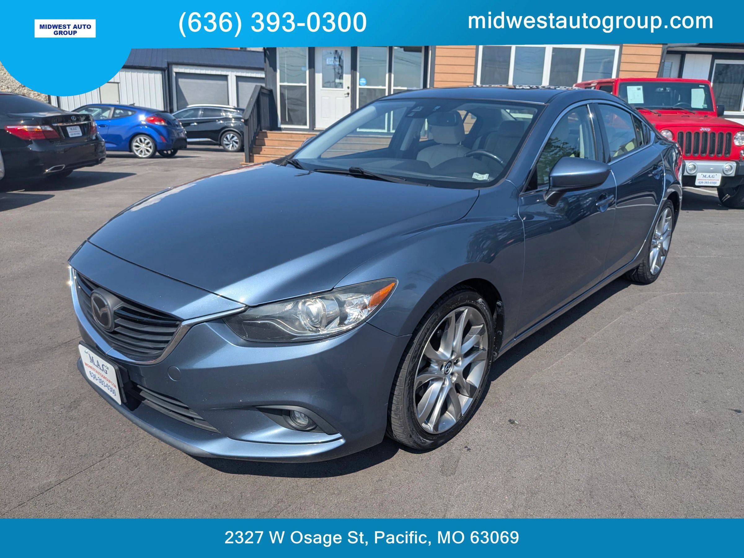 Used 2014 MAZDA MAZDA6 Grand Touring w/ MRCC + FOW Package FWD image 1