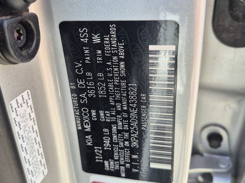 Used 2022 Kia Rio S FWD image 30