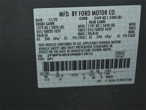 Certified 2022 Ford Edge Titanium w/ Class II Trailer Tow Package image 36