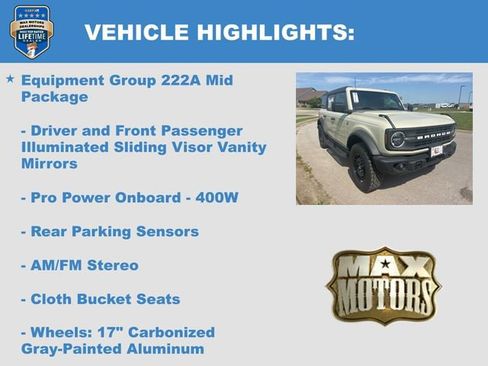 New 2026 Ford Bronco Big Bend w/ Black Diamond Package AWD/4WD image 12