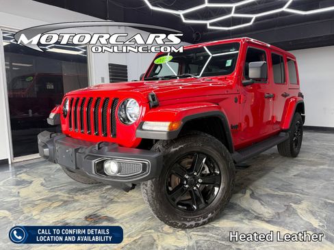 Used 2022 Jeep Wrangler Unlimited Sahara AWD/4WD image 1