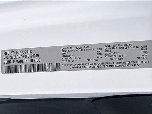 New 2026 RAM ProMaster 2500 image 13