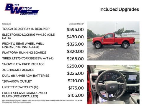 Used 2024 Ford F350 XL w/ Snow Plow Prep Package AWD/4WD image 3
