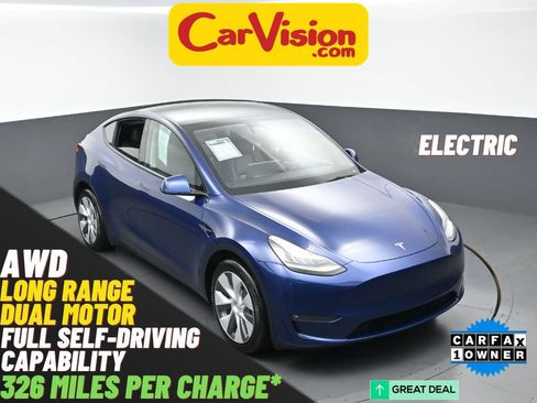 Used 2021 Tesla Model Y Long Range AWD/4WD image 1