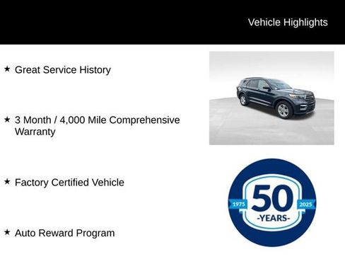 Certified 2022 Ford Explorer XLT w/ Equipment Group 202A AWD/4WD image 7