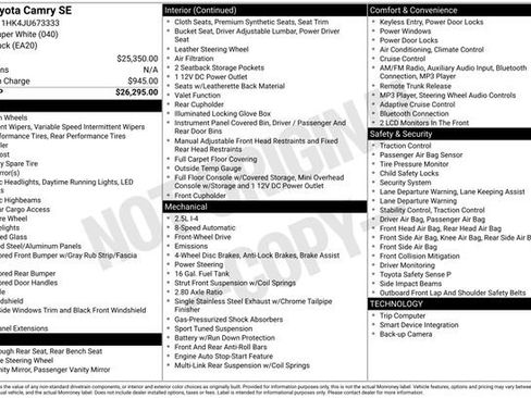 Used 2018 Toyota Camry SE image 18