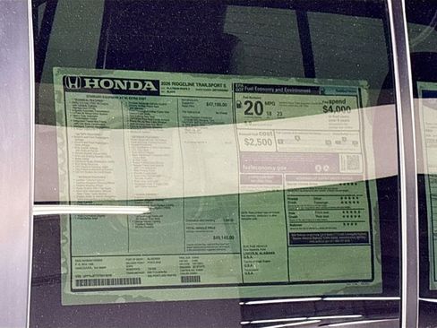 New 2026 Honda Ridgeline TrailSport+ image 25