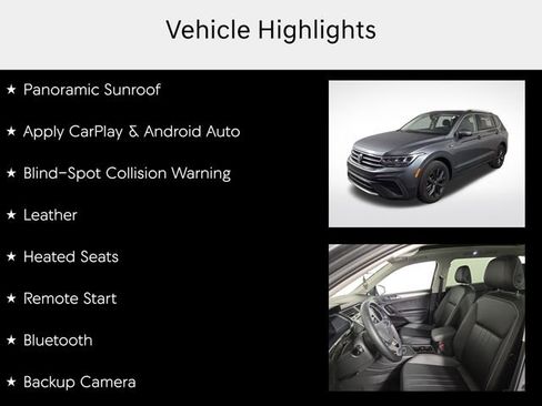 Used 2024 Volkswagen Tiguan SE w/ Panoramic Sunroof Package FWD image 7