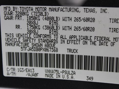 Used 2023 Toyota Tundra Limited AWD/4WD image 44